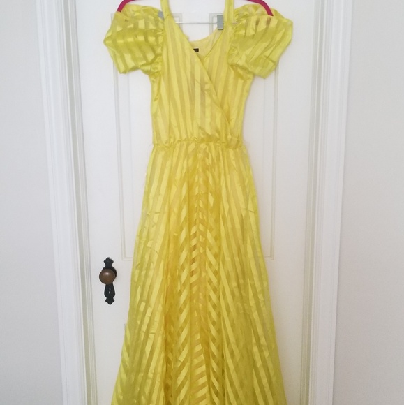 Karen T Design Yellow Belle of the Ball Gown - Picture 2 of 4